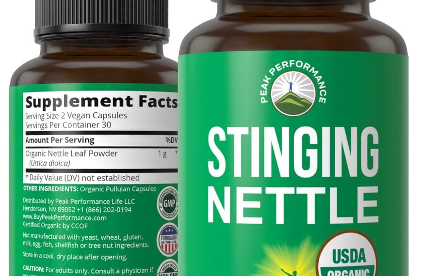 Beneficios de las cápsulas de raíz de ortiga para la salud de la próstata